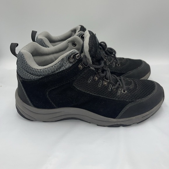 Vionic Shoes - VIONIC 3105 Cypress 9168 Black Mesh Suede Performance Hiking Trail Boots W8